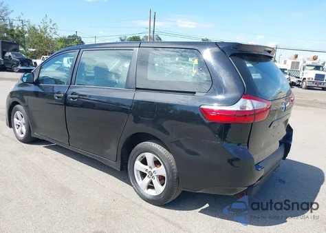 2018 Toyota Sienna L 7 Passenger from USA, damaged, VIN 5TDZZ3DC4JS913801